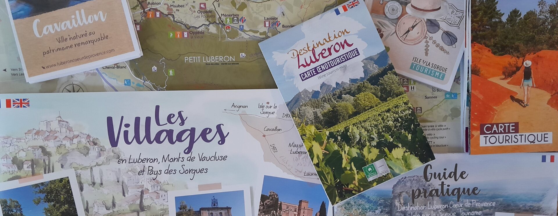 Photo de la documentation de 'Destination Luberon' et 'Vaucluse Provence'