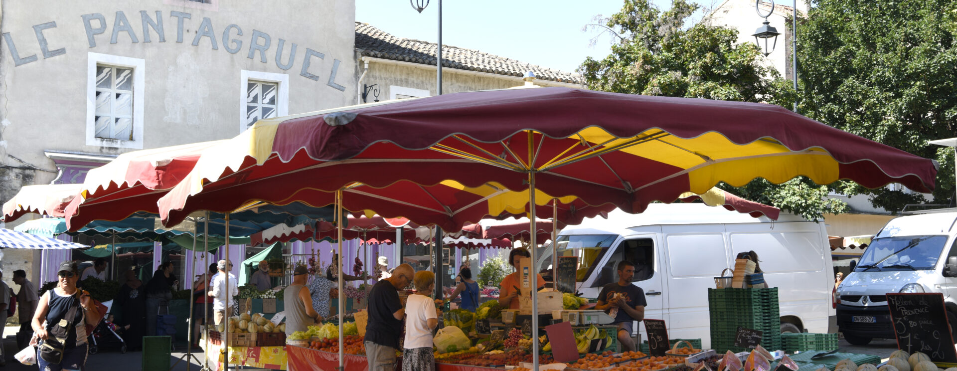 Stand de marché à Cavaillon